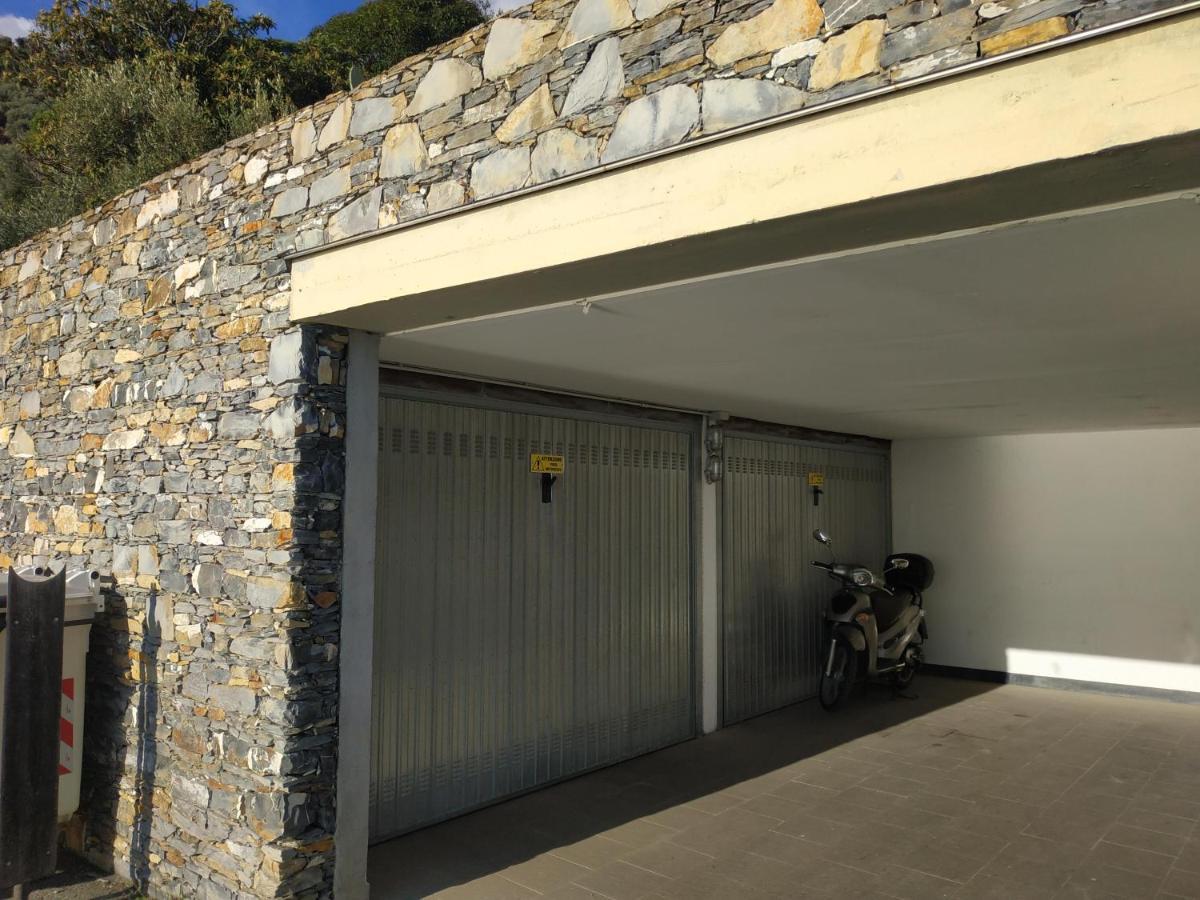 Appartamento CasaViva - Ampio Trilocale vista mare con piscina - Pieve Alta Pieve Ligure Esterno foto