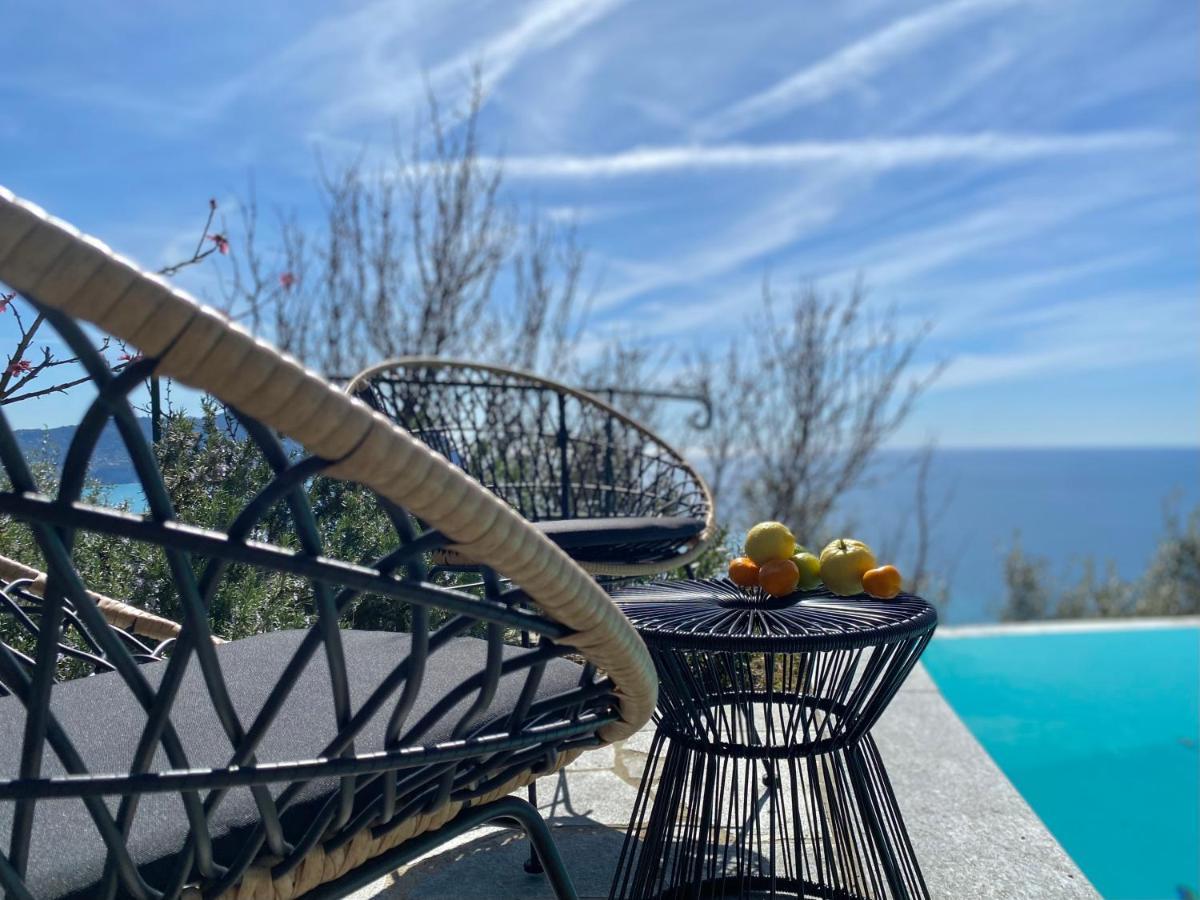 Appartamento CasaViva - Ampio Trilocale vista mare con piscina - Pieve Alta Pieve Ligure Esterno foto